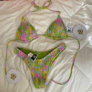 Princess Poll Recycled Nylon Georgina Bikini Set- multi color